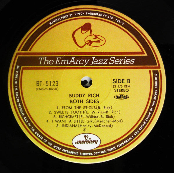 Buddy Rich - Both Sides (2xVinyl, LP, Compilation, Remastered) Near Mint (NM or M-) / Very Good (VG)