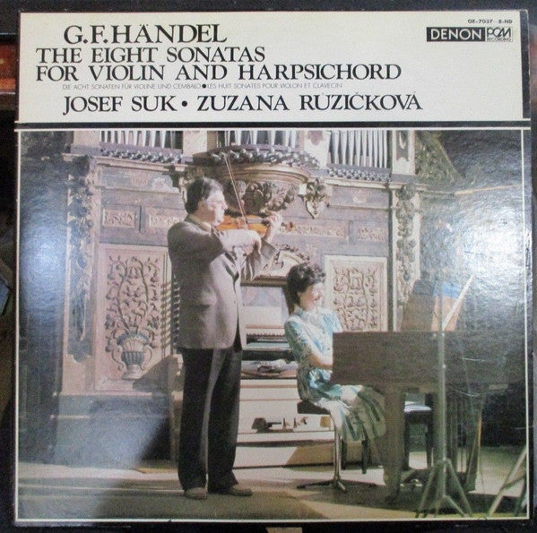 Georg Friedrich Händel - The Eight Sonatas For Violin And Harpsichord (2xVinyl, LP, Album, Stereo) Very Good Plus (VG+) / Very Good Plus (VG+)