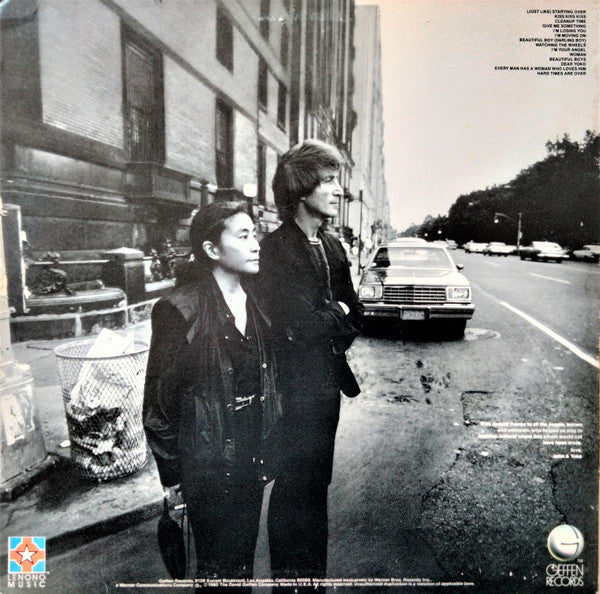 John Lennon & Yoko Ono - Double Fantasy (Vinyl, LP, Album) Good Plus (G+) / Good Plus (G+)