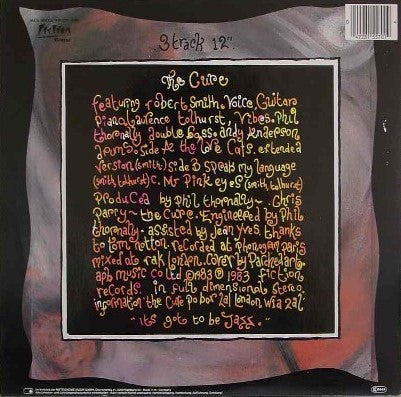 The Cure - The Love Cats (Vinyl, 12", 45 RPM, Maxi-Single, Repress, Stereo) Very Good (VG) / Very Good Plus (VG+)