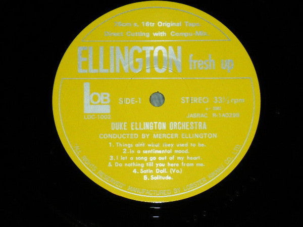 The Duke Ellington Orchestra - Ellington Fresh Up (Vinyl, LP, Album) Good Plus (G+) / Very Good Plus (VG+)