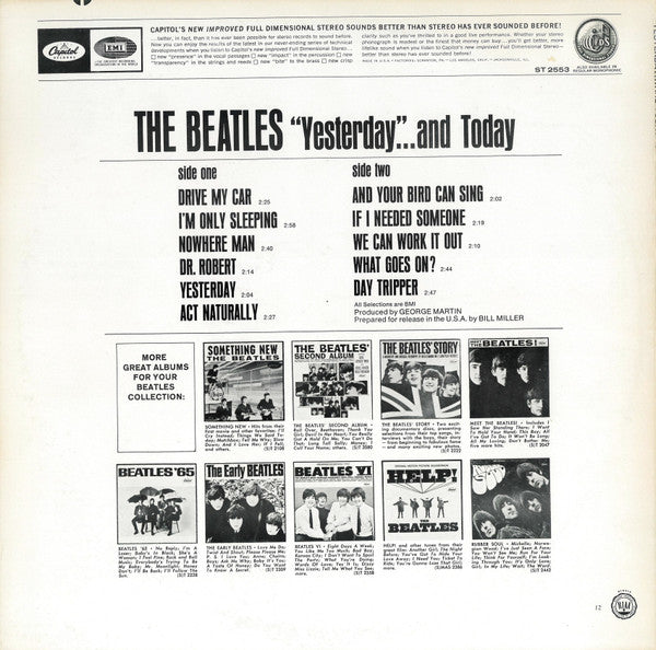 The Beatles - Yesterday And Today (Vinyl, LP, Album, Compilation, R...
