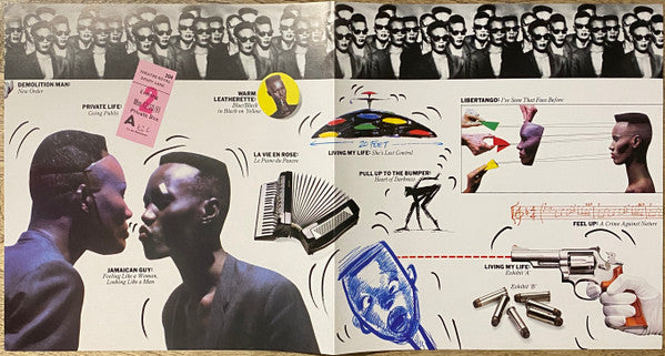 Grace Jones - Living My Life (Vinyl, LP, Album, Promo) Very Good Plus (VG+) / Very Good (VG)