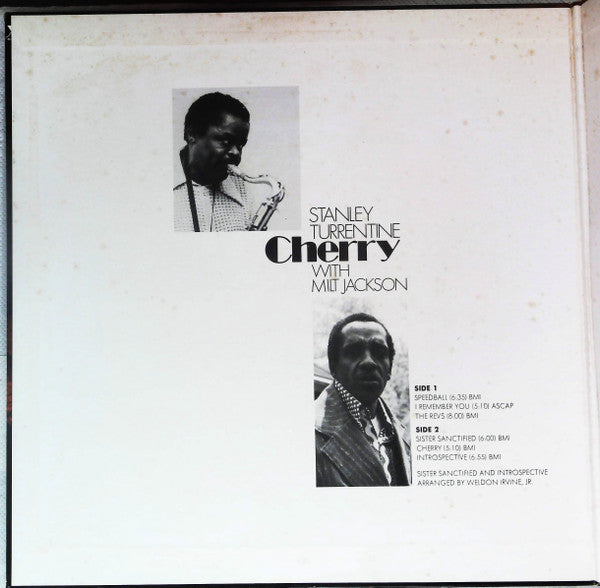Stanley Turrentine - Cherry (Vinyl, LP, Album, Reissue) Very Good Plus (VG+) / Very Good (VG)