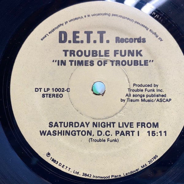 Trouble Funk - In Times Of Trouble (2xVinyl, LP, Album, Stereo) Very Good Plus (VG+) / Very Good (VG)