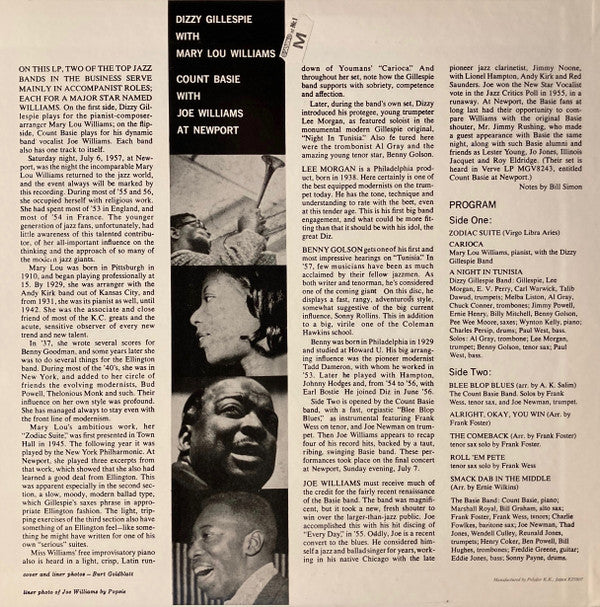 Count Basie - At Newport (Vinyl, LP, Reissue, Mono) Very Good Plus (VG+) / Very Good Plus (VG+)