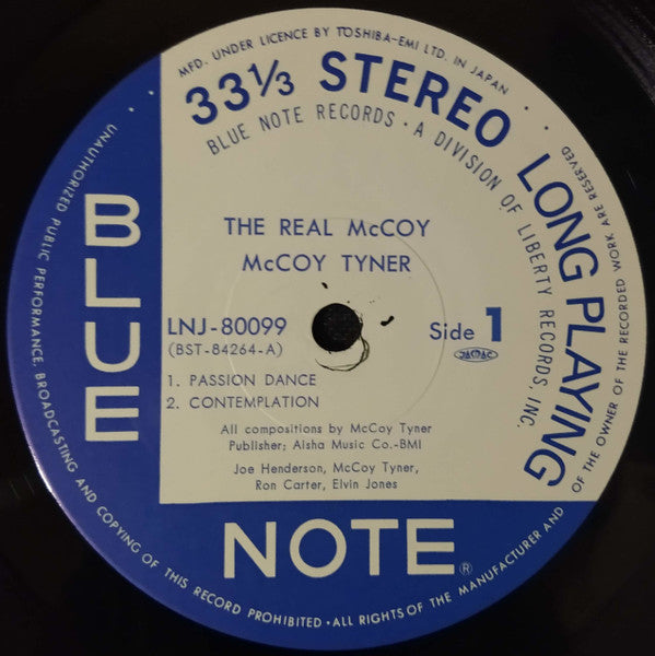 McCoy Tyner - The Real McCoy (Vinyl, LP, Album, Reissue, Stereo) Very Good (VG) / Very Good (VG)