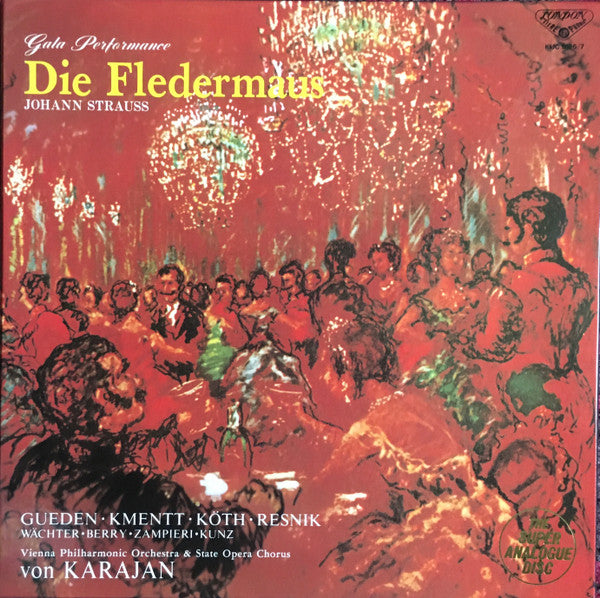 Johann Strauss Jr. - Gala Performance Die Fledermaus (2xVinyl, Box Set, LP, Reissue, Stereo) Very Good Plus (VG+) / Very Good Plus (VG+)
