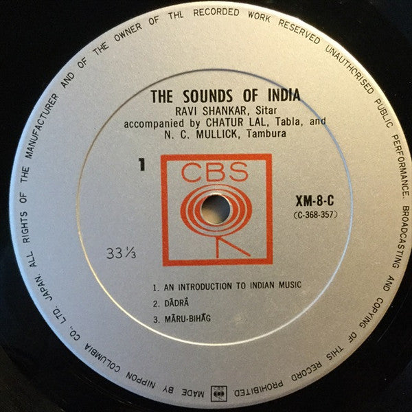 Ravi Shankar - The Sounds Of India (Vinyl, LP, Album, Mono) Good Plus (G+) / Good (G)