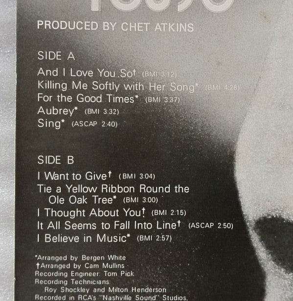 Perry Como - And I Love You So (Vinyl, LP, Album, Reissue) Very Good (VG) / Very Good (VG)