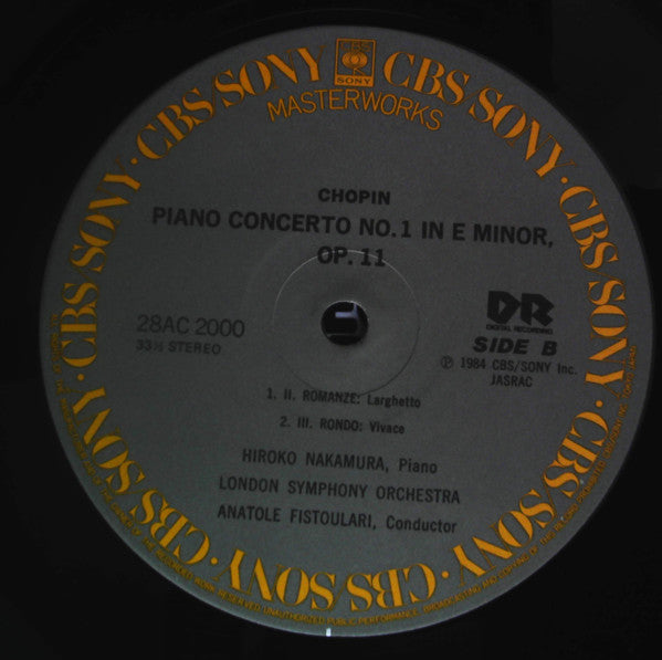 Frédéric Chopin - Concerto No. 1 For Piano And Orchestra In E Minor...