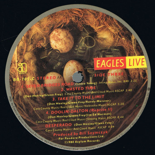 Eagles - Eagles Live (Vinyl, LP, Album, Stereo)