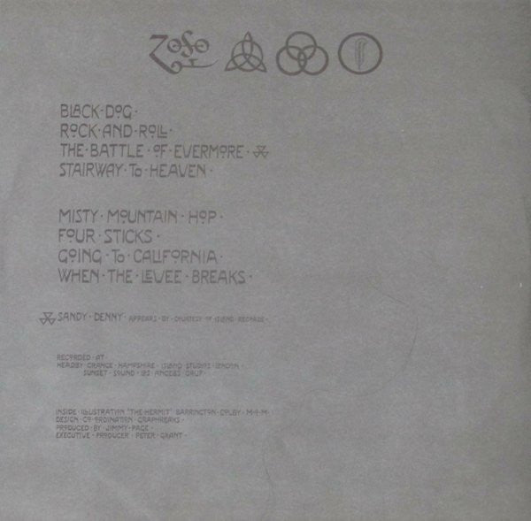 Led Zeppelin - Untitled = レッド・ツェッペリン IV (Vinyl, LP, Album, Limited ...