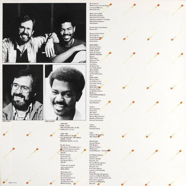 Bob James - One On One (Vinyl, LP, Album)