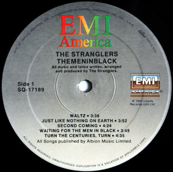 The Stranglers - The Gospel According To The Meninblack (Vinyl, LP, Album, Reissue) Very Good Plus (VG+) / Very Good Plus (VG+)