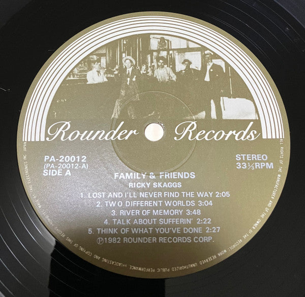 Ricky Skaggs - Family & Friends (Vinyl, LP, Album) Very Good Plus (VG+) / Very Good Plus (VG+)