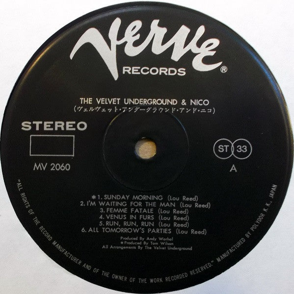 The Velvet Underground - The Velvet Underground & Nico (Vinyl, LP, Album, Reissue, Stereo) Very Good (VG) / Very Good (VG)