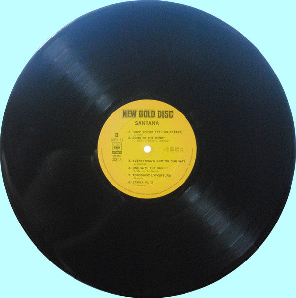 Santana - New Gold Disc (Vinyl, LP, Compilation, Stereo) Very Good Plus (VG+) / Very Good Plus (VG+)