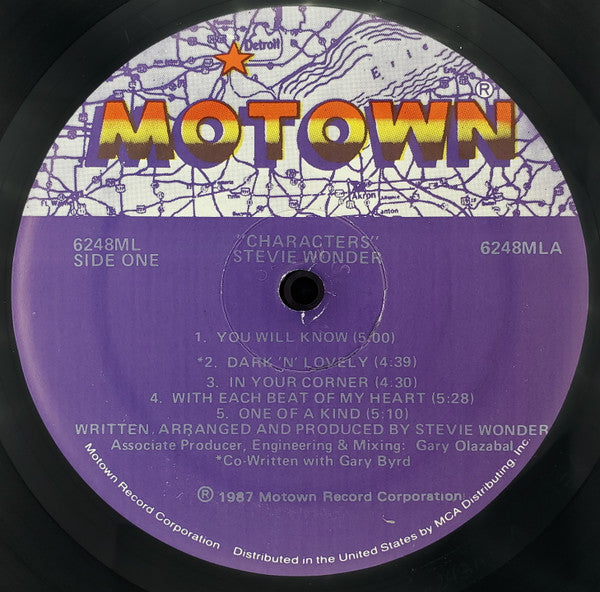 Stevie Wonder - Characters (Vinyl, LP, Album)