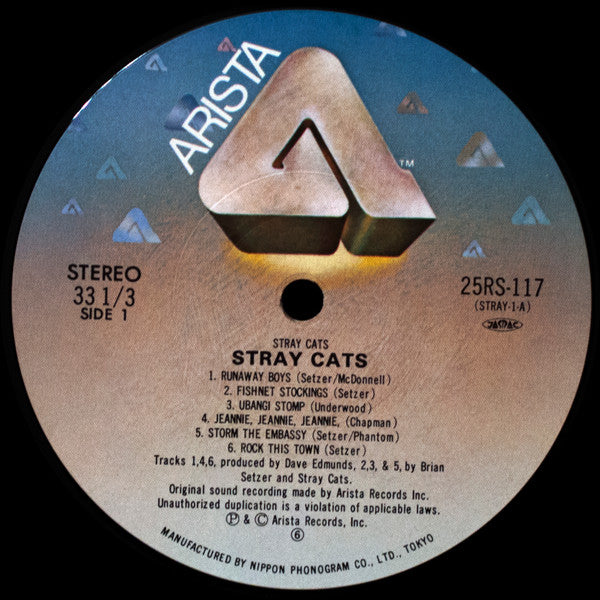 Stray Cats - Stray Cats (Vinyl, LP, Album, Stereo)