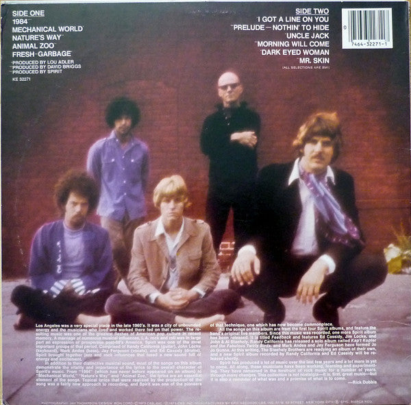 Spirit (8) - The Best Of Spirit (Vinyl, LP, Compilation, Reissue) Very Good Plus (VG+) / Good Plus (G+)