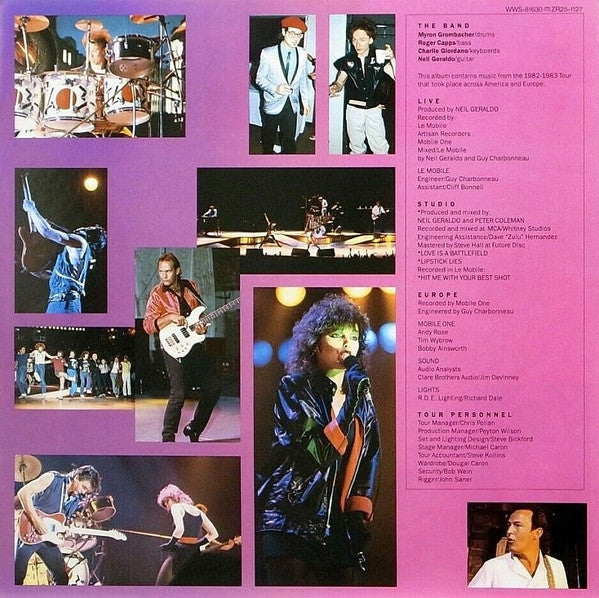 Pat Benatar - Live From Earth (Vinyl, LP, Album, Stereo)