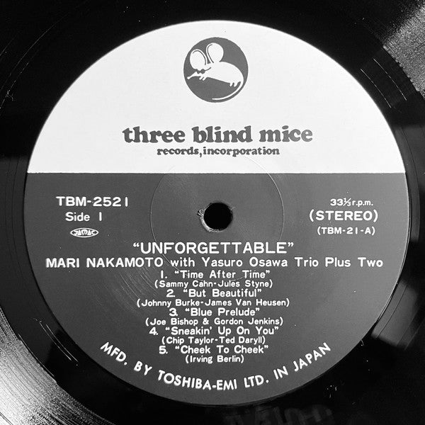 Mari Nakamoto - Unforgettable! (Vinyl, LP, Album, Reissue) Near Mint (NM or M-) / Very Good Plus (VG+)