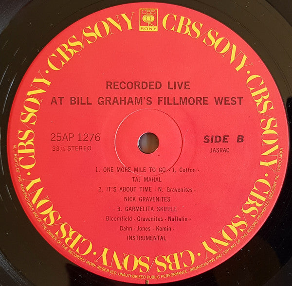 Various - Live At Bill Graham's Fillmore West (Vinyl, LP, Album, Reissue) Near Mint (NM or M-) / Very Good Plus (VG+)