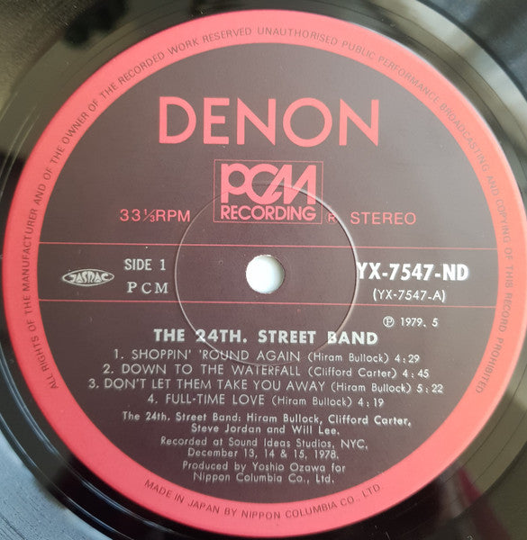The 24th. Street Band - The 24th. Street Band (Vinyl, LP, Album)