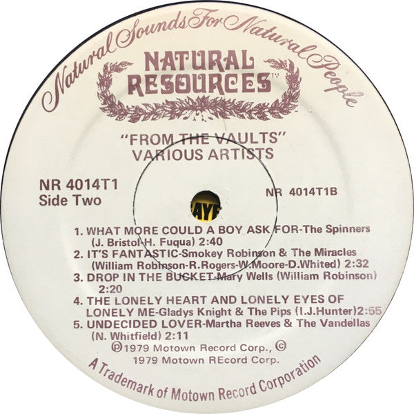 Various - From The Vaults (Vinyl, LP, Mono) Very Good (VG) / Very Good (VG)