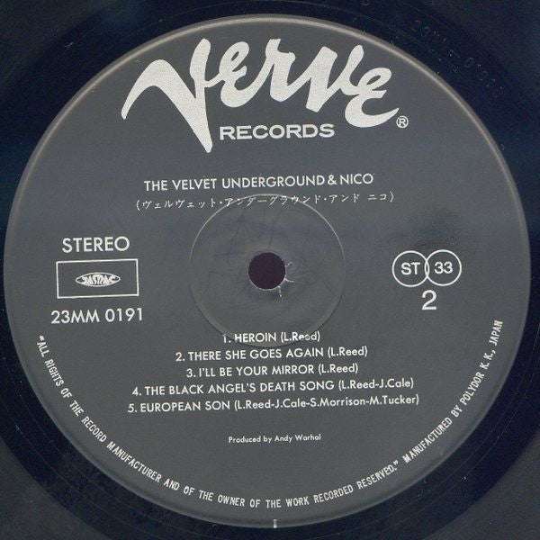 The Velvet Underground - The Velvet Underground & Nico (Vinyl, LP, Album, Reissue, Stereo) Near Mint (NM or M-) / Very Good (VG)