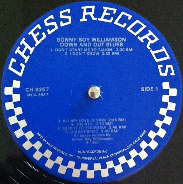 Sonny Boy Williamson (2) - Down And Out Blues (Vinyl, LP, Album, Re...