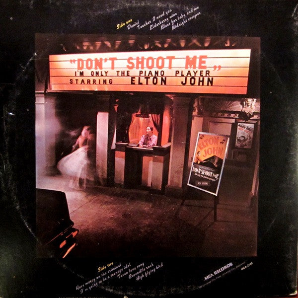 Elton John - Don't Shoot Me I'm Only The Piano Player (Vinyl, LP, Album) Very Good (VG) / Good Plus (G+)
