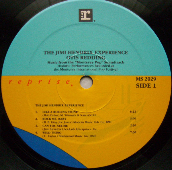 Otis Redding - Historic Performances Recorded At The Monterey International Pop Festival (Vinyl, LP, Album, Reissue) Very Good (VG) / Good Plus (G+)