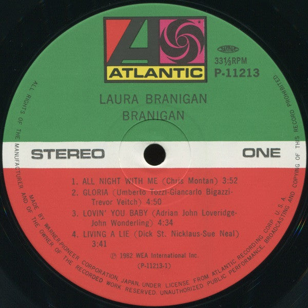 Laura Branigan - Branigan (Vinyl, LP, Album) Very Good (VG) / Very Good (VG)