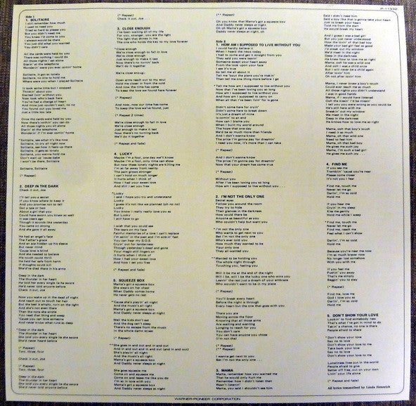 Laura Branigan - Branigan 2 = 哀しみのソリテアー (Vinyl, LP, Album, Stereo) Very Good Plus (VG+) / Very Good (VG)