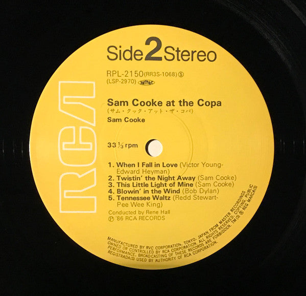 Sam Cooke - Sam Cooke At The Copa (Vinyl, LP, Album, Reissue) Very Good Plus (VG+) / Good Plus (G+)