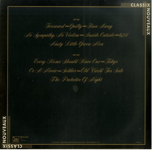 Classix Nouveaux - Night People = 夜行人間 (Vinyl, LP, Album) Very Good (VG) / Very Good Plus (VG+)