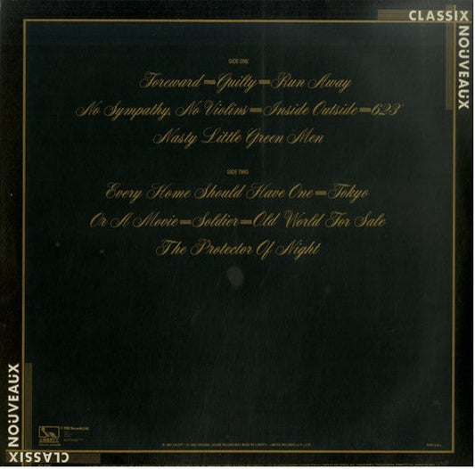 Classix Nouveaux - Night People = 夜行人間 (Vinyl, LP, Album) Very Good (VG) / Very Good Plus (VG+)
