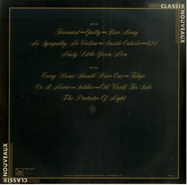 Classix Nouveaux - Night People = 夜行人間 (Vinyl, LP, Album) Very Good (VG) / Very Good Plus (VG+)