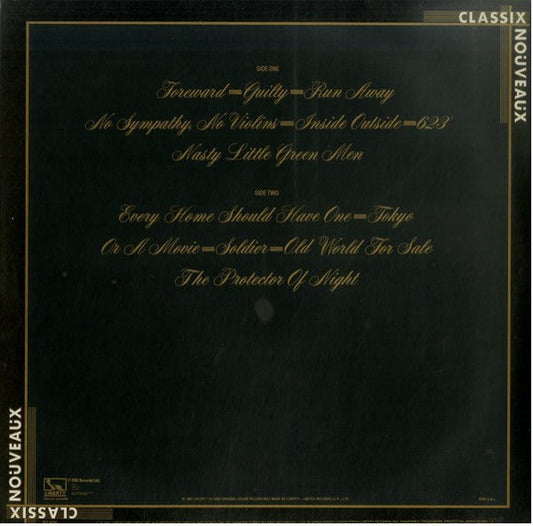 Classix Nouveaux - Night People = 夜行人間 (Vinyl, LP, Album) Very Good (VG) / Very Good Plus (VG+)