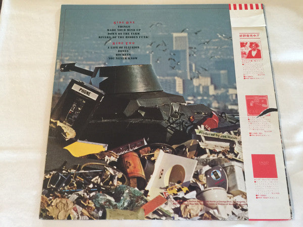 Joe Walsh - There Goes The Neighborhood (Vinyl, LP, Album, Promo) Very Good Plus (VG+) / Very Good (VG)