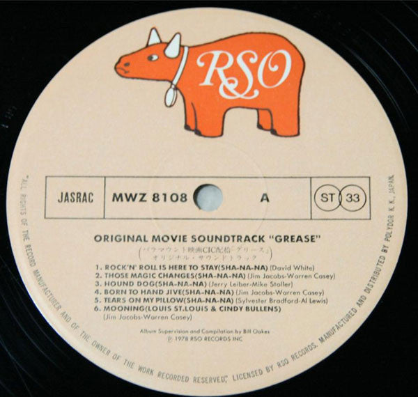 Various - Grease (The Original Soundtrack From The Motion Picture) ...