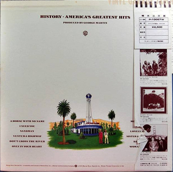 America (2) - History · America's Greatest Hits (Vinyl, LP, Compila...