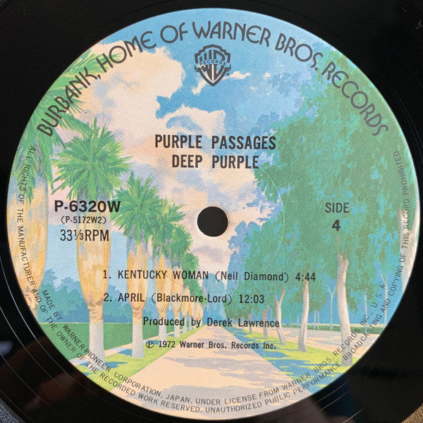 Deep Purple - Purple Passages = 紫の軌跡 (2xVinyl, LP, Compilation, Reissue, Stereo) Very Good (VG) / Good Plus (G+)