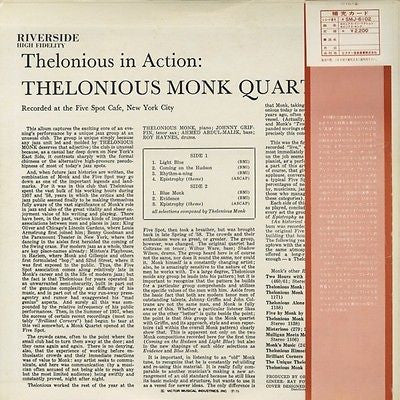 The Thelonious Monk Quartet - Thelonious In Action (Vinyl, LP, Albu...