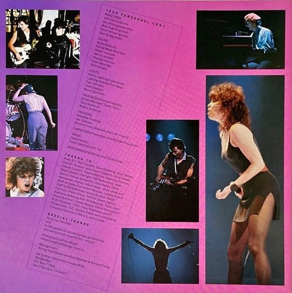Pat Benatar - Live From Earth (Vinyl, LP, Album, Stereo)