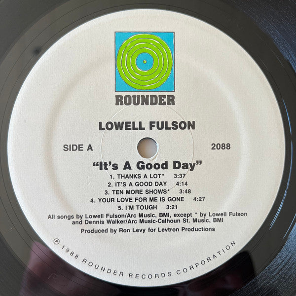 Lowell Fulson - It's A Good Day (Vinyl, LP, Album) Very Good Plus (VG+) / Very Good (VG)