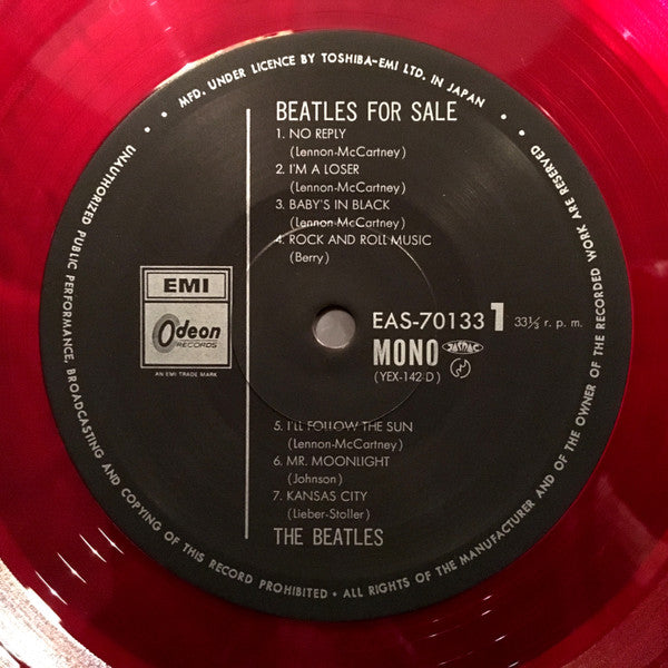 The Beatles - Beatles For Sale (Vinyl, LP, Album, Mono, Reissue)