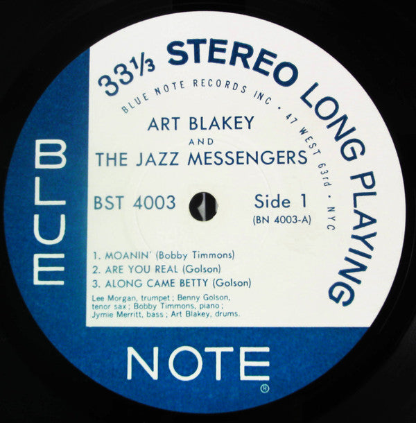 Art Blakey & The Jazz Messengers - Moanin' (Vinyl, LP, Album, Reiss...
